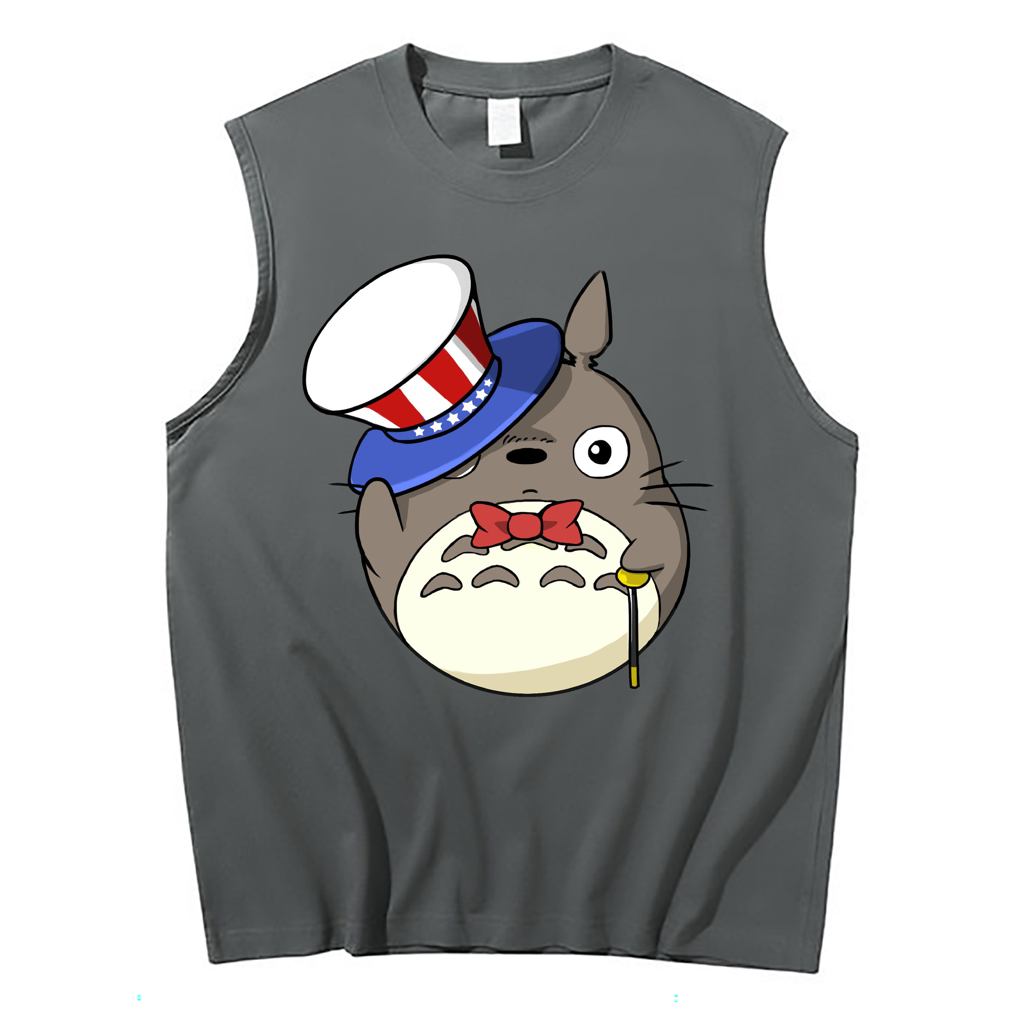 （画像用） となりのトトロ 草壁メイ 草壁サツキ My Neighbor Totoro Satsuki Kusakabe Mei Kusakabe コットン100％タンクトップ（フロントプリント）